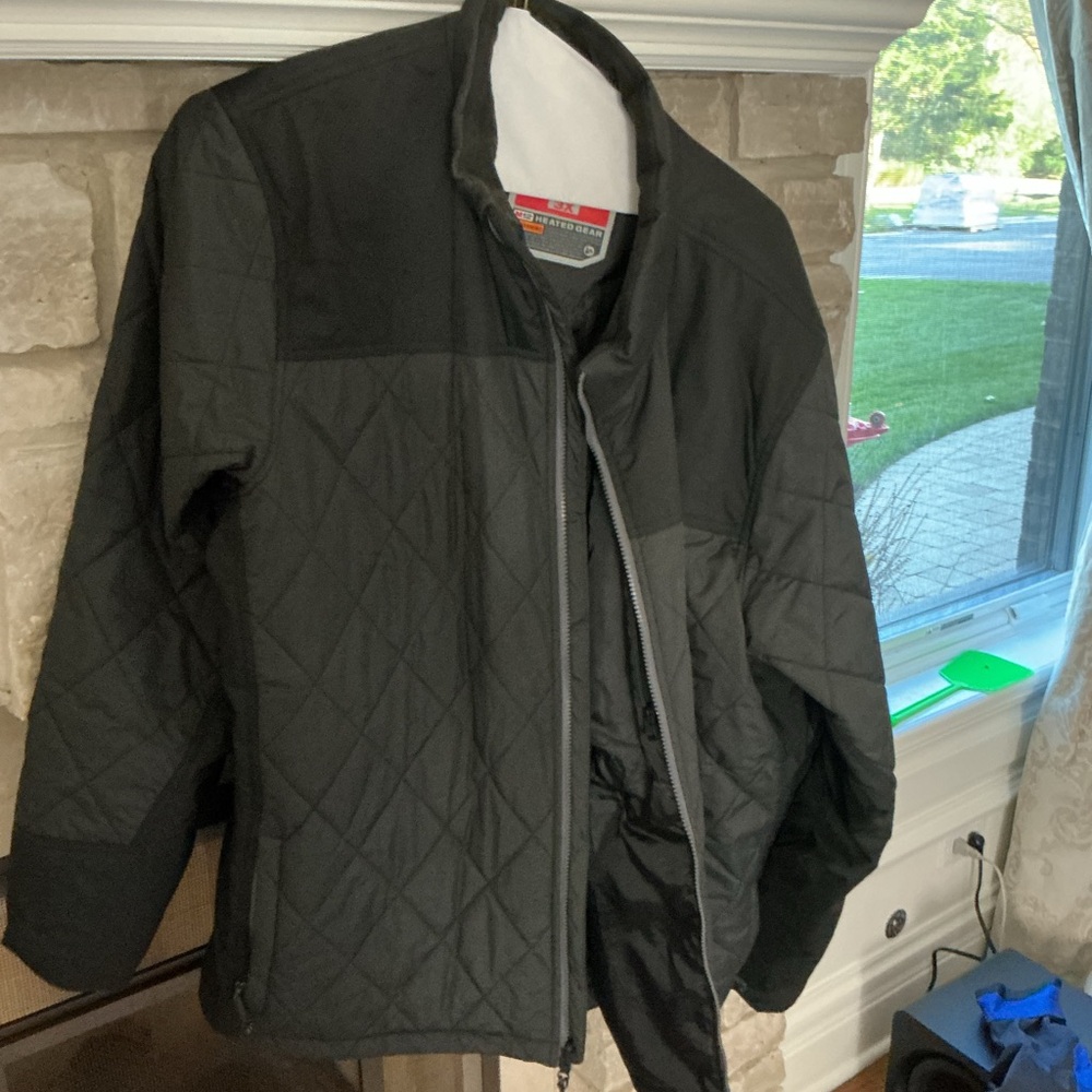 Men's Quilted Black Jacket
